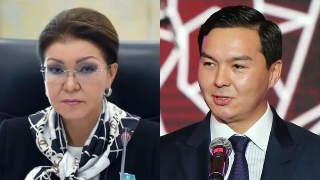 На снимке: Дарига Назарбаева и Нурали Алиев.