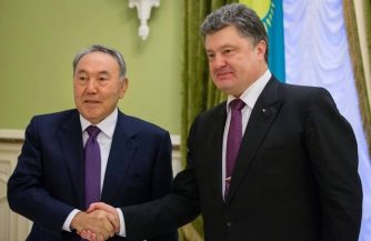 nazarbaev i poroshenko