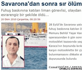 Инспектор, проверивший яхту Ататюрка, погиб при странном ДТП